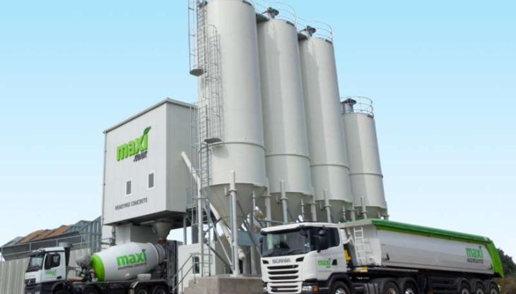 Maxi Readymix Concrete's Liebherr batching plant in Leicester Maxi RMC