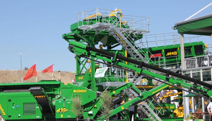 McCloskey's stand at Hillhead 2018 McCloskey International