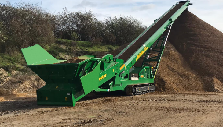 The new McCloskey RF80 mobile feeder stacker McCloskey RF80 mobile feeder stacker