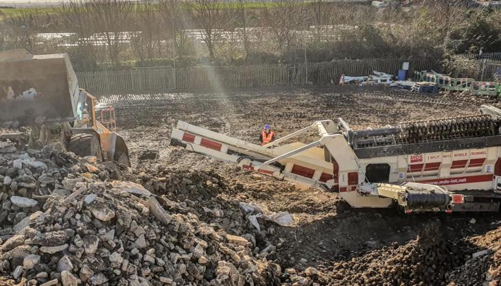 MDS M413 trommel screen MDS trommel screen
