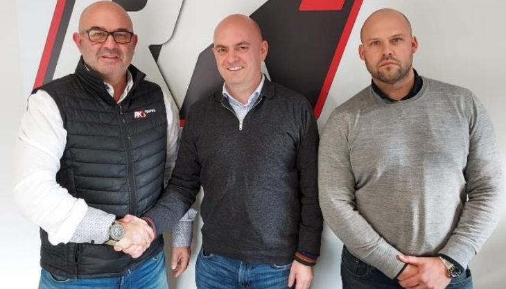 L-R: Paul Donnelly, managing director of Red Knight 6; Conor Hegarty, general manager of MDS; and Dan Flack, sales director of Red Knight 6 MDS and RK6