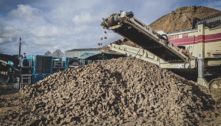 MDS M515 tracked trommel screen MDS M515 tracked trommel screen