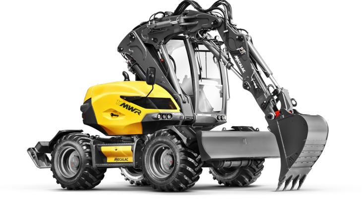 Mecalac 11MRW excavator Mecalac 11MRW excavator