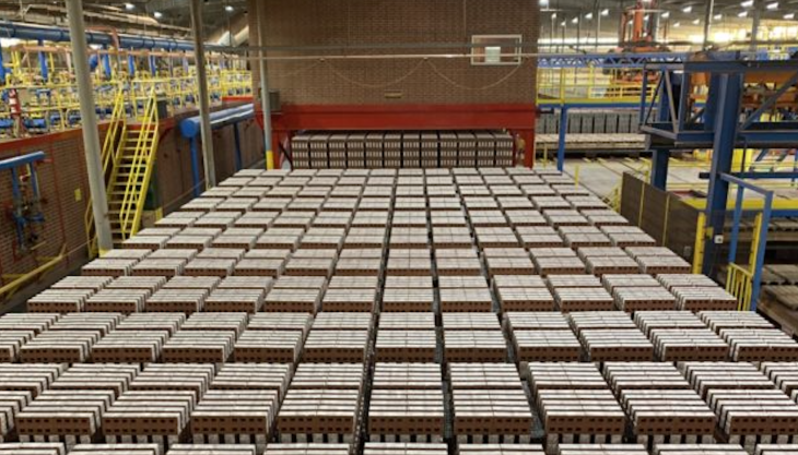 A Meridian Brick production line Meridian Brick