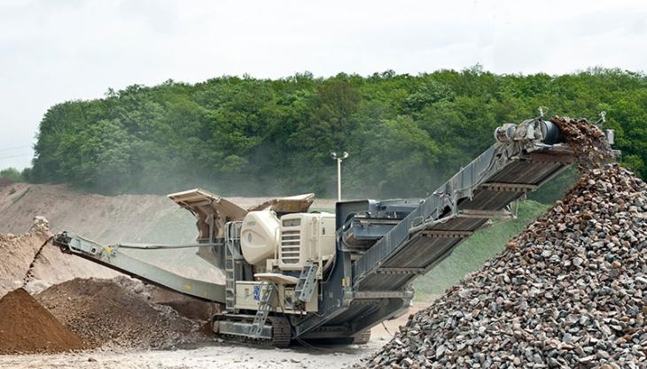 Lokotrack LT120 jaw crusher