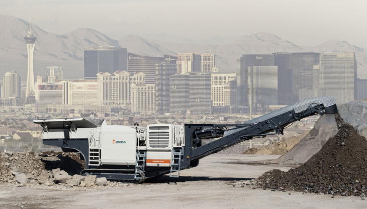 Metso Lokotrack Urban mobile crusher