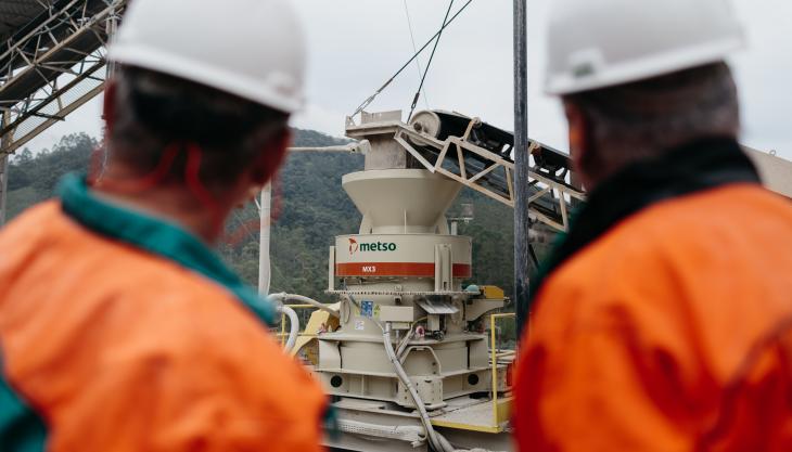 The new MX3 delivers improved crusher productivity and lower operating costs with a design optimized especially for mid-sized quarrying Metso MX3 crusher