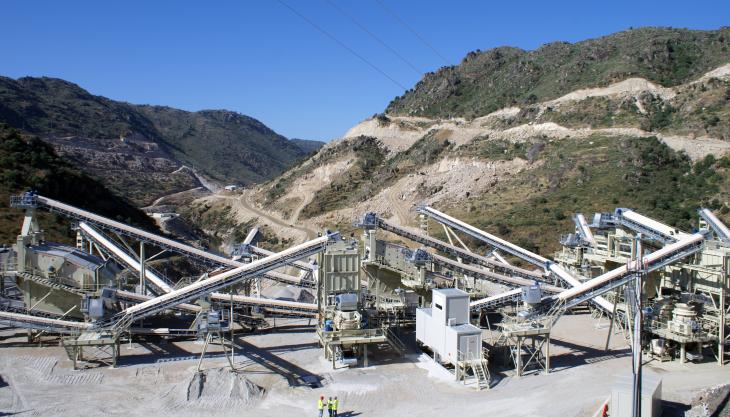 One of Metso's stationary plants Metso stationary aggregate processing plant