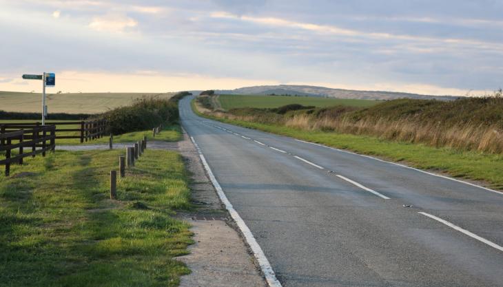 The Military Road on the Isle of wight Military Road