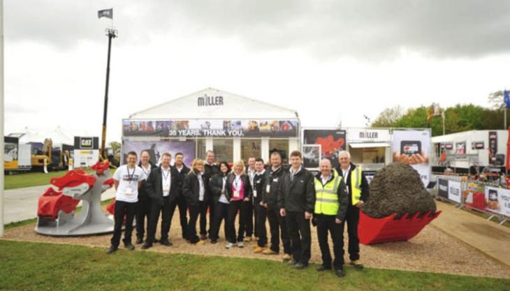 Miller staff at Plantworx 2013