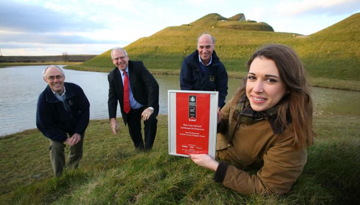 Miss World at Northumberlandia