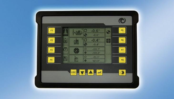 The MOBA HMI GD-320 operator display MOBA HMI GD-320