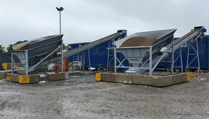 Haith mobile aggregate bagging system featuring GIC packaging technology Haith mobile aggregate bagging system