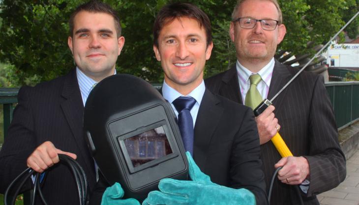 Tom Page, Chris Morris and Phil Winnington launch The Great British Weld-Off 2014 The Great British Weld-Off 2014