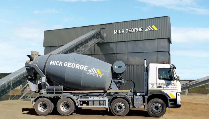 Mick George Ltd’s new concrete batching plant at Mountsorrel Mountsorrel concrete batching plant