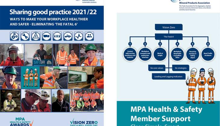 Two of the resources available on the MPA stand MPA resources