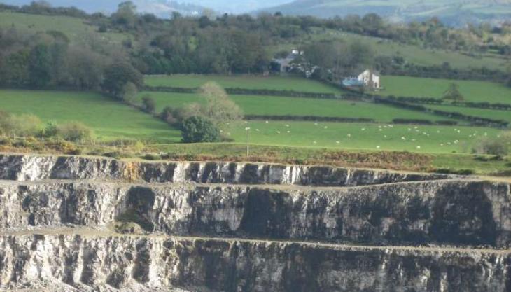 Quarry and landscape