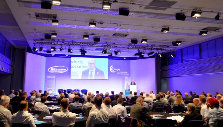 Nigel Jackson speaking at the MPA's Annual Conference MPA Annual Conference