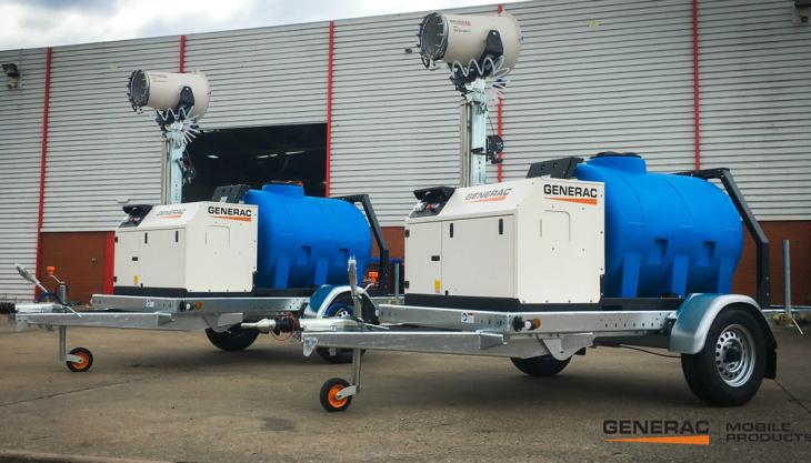 Generac's DF MPT dust-suppression range Generac dust-suppression unit