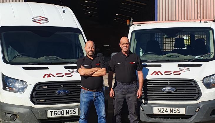 L-R: MSS directors Simon and Scott Bailey, new UK distributors for Metso Outotec Maintenance Solutions Ltd