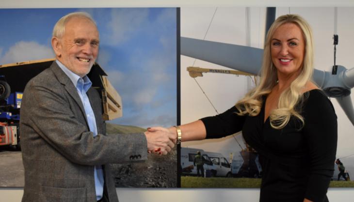 L-R: Sid Rooke, director at NEFirst Credit Union, with Lou Lightfoot, group HR director at The Banks Group NEFirst Credit Union