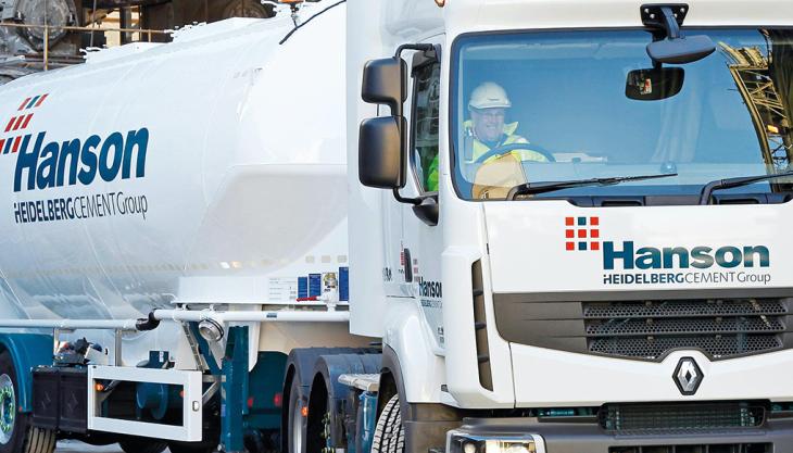 Hanson Cement tanker Hanson Cement tanker