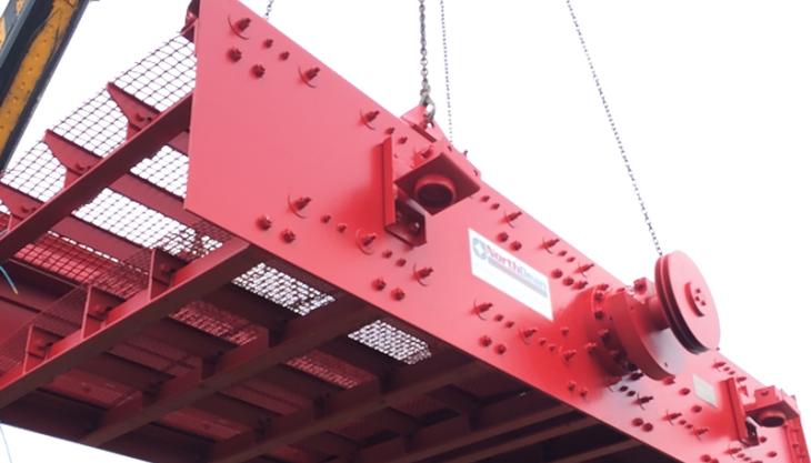 Vibratory hot asphalt screen Vibratory hot asphalt screen