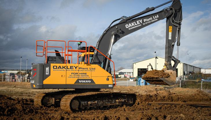 Volvo EC220E excavator