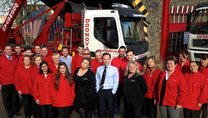 O’Donovan Waste Disposal implement internal well-being strategy for the company’s employees O'Donovan team photo