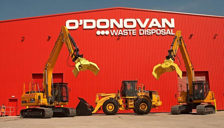 O’Donovan unveil new waste processing facility Waste processing facility