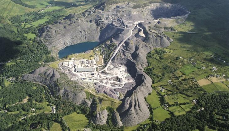 Penrhyn slate quarry in North Wales Penrhyn