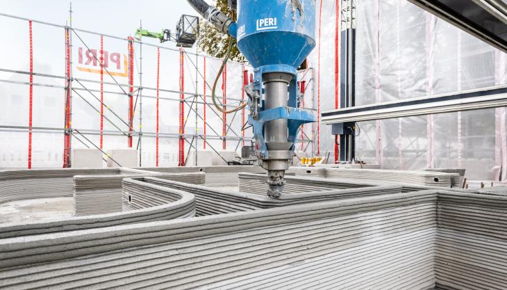 High-tech i.tech 3D concrete being used to create Germany's first 3D-printed residential building i.tech 3D concrete