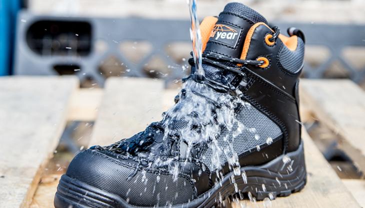 Waterproof safety boot