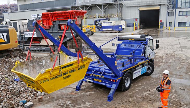 Hyva TRR control skiploader