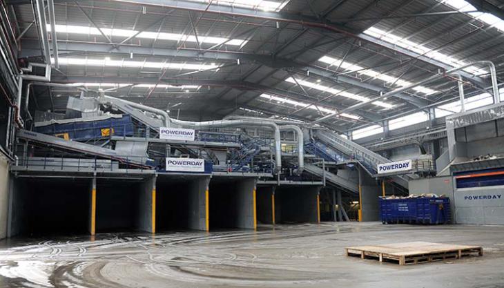 Powerday recycling plant Powerday recycling plant