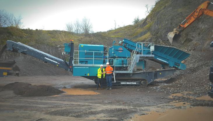 Powerscreen 1000 Maxtrak mobile cone crusher Powerscreen 1000 Maxtrak mobile cone crusher