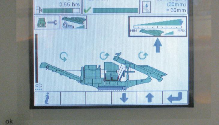 Powerscreen upgraded HMI interface