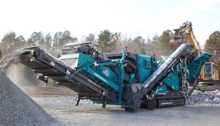 Powerscreen Trakpactor 320SR impact crusher