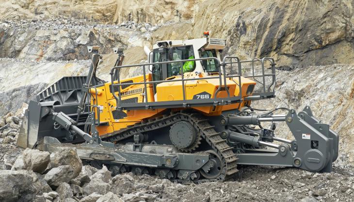 The 54-tonne PR 766 dozer is among the new machines to joint the Liebherr Rental fleet Liebherr PR 766 dozer