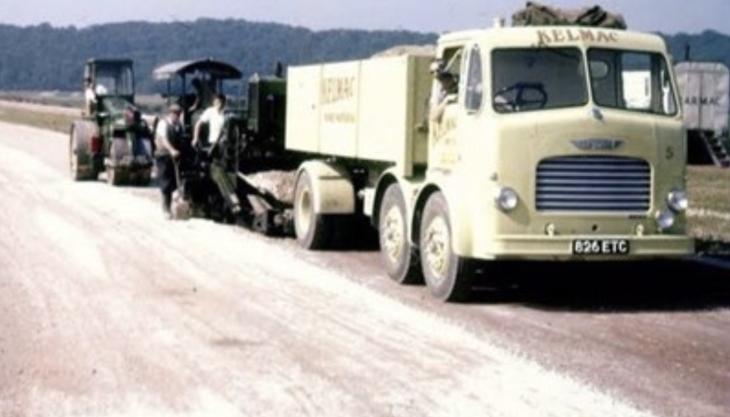 Construction of the Preston Bypass in the late 1950s Preston Bypass