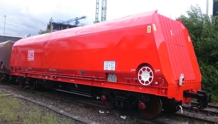 Protoytpe HRA Aggregate hopper wagon Prototype HRA wagon