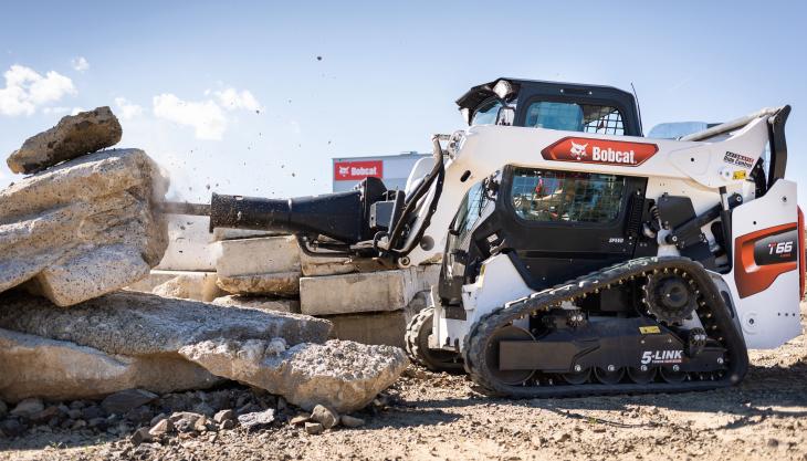 The new Bobcat R-Series T66 compact track loader Bobcat T66 compact track loader