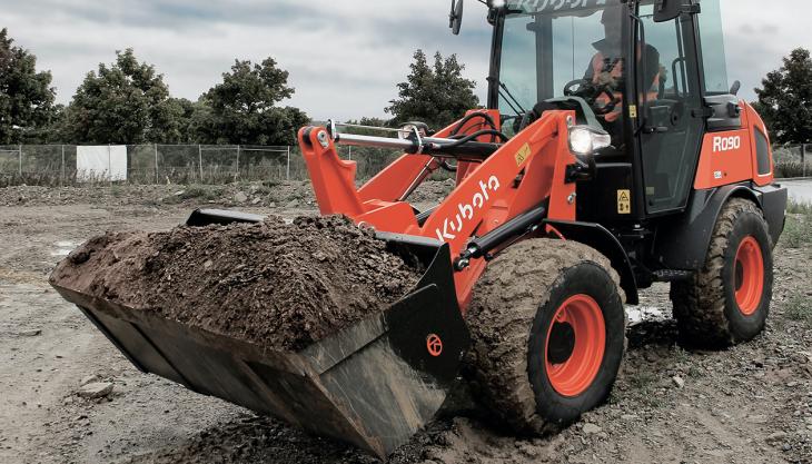 The new and improved Kubota R090 wheel loader Kubota R090 wheel loader