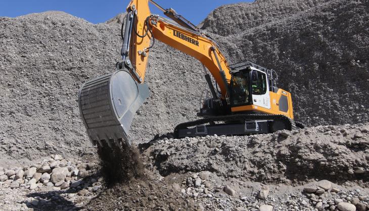 SAB's new Liebherr R 945 G8 excavator Liebherr R 945 G8 excavator