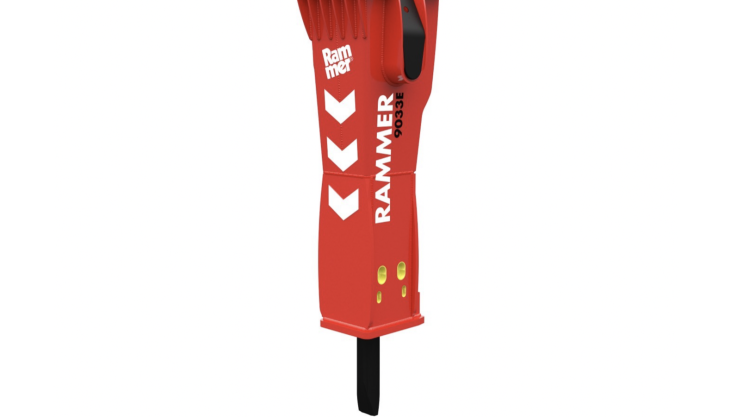 The new 9033E hydraulic hammer from Rammer Rammer hammer