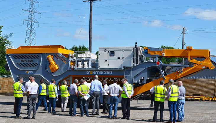 Trakmix continuous mixing plant