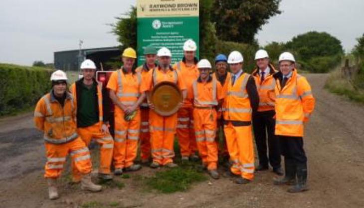 Staff at Raymond Brown's Chilton site