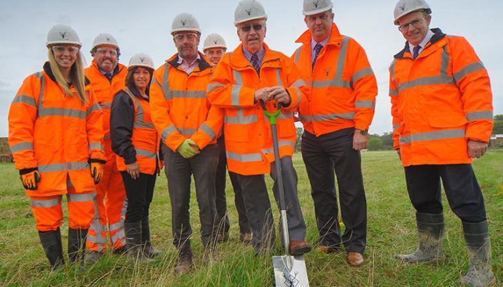 Construction work starts at Roke Manor Quarry Construction work starts at Roke Manor Quarry