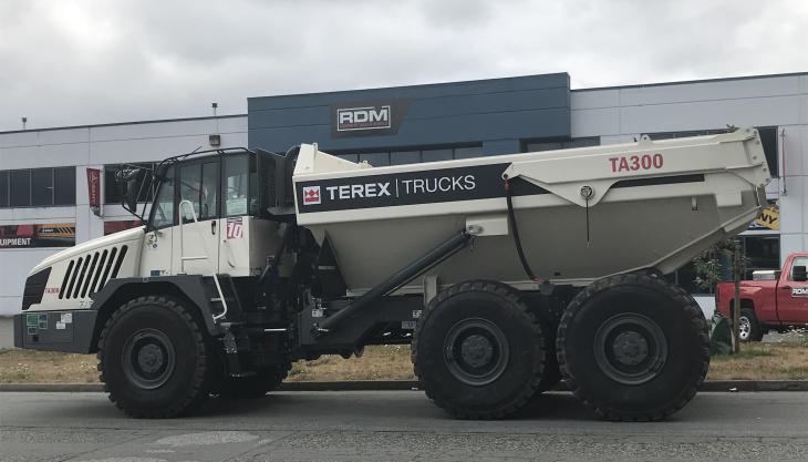 TA300 at RDM Equipment Sales and Rentals Terex TA300 dumptruck