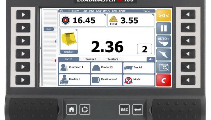 Loadmaster a100 on-board weighing system